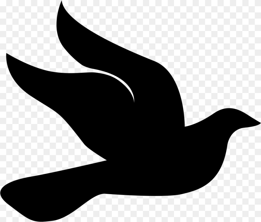 981x836 Dove Icon, Silhouette, Stencil, Animal, Fish PNG
