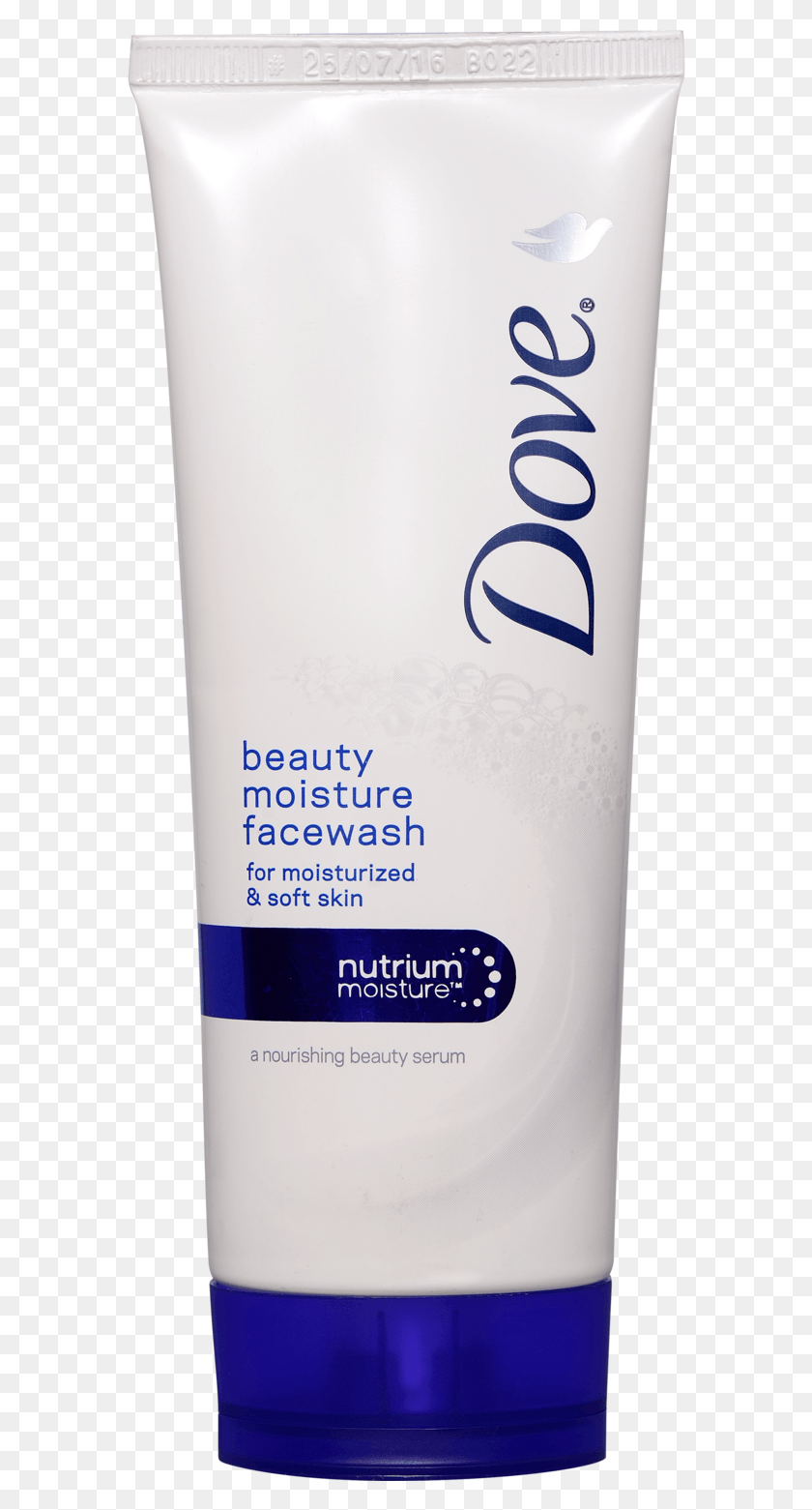 578x1501 Dove Moisture Face Wash, Bottle, Cosmetics, Aluminium HD PNG Download