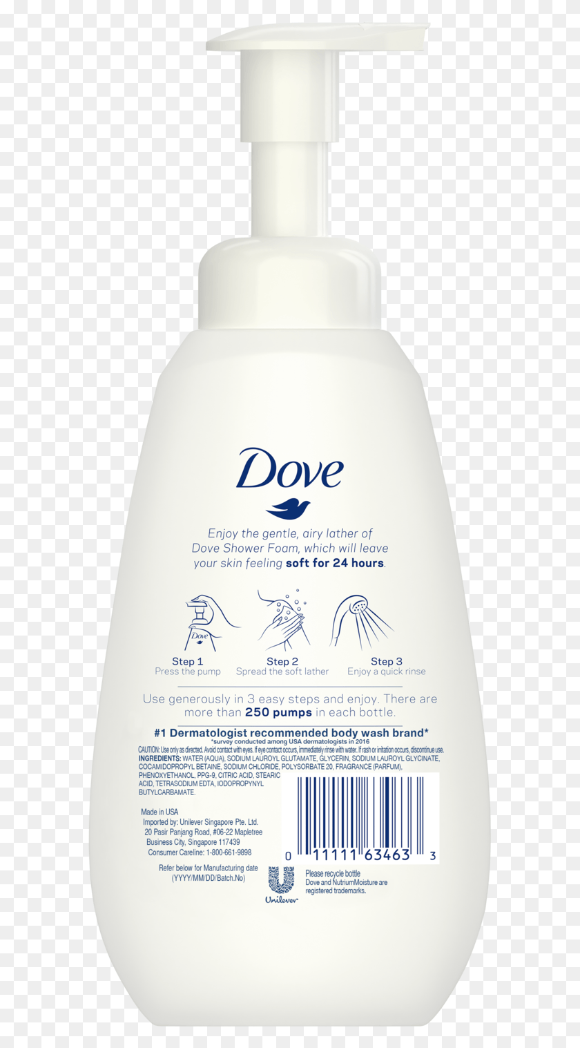 585x1457 Dove Shower Foam Cucumber Green Tea Bop Abnormal Beauty Company Toronto, Bottle, Shampoo, Cosmetics HD PNG Download