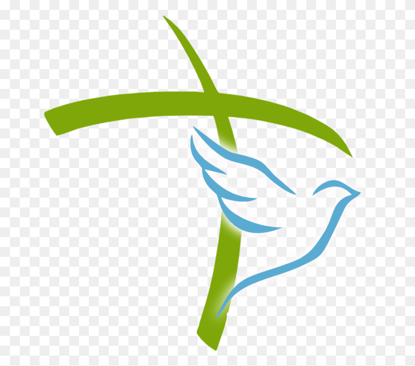 666x681 Dove With Cross Cross With Dove, Plant, Vegetable, Food HD PNG Download