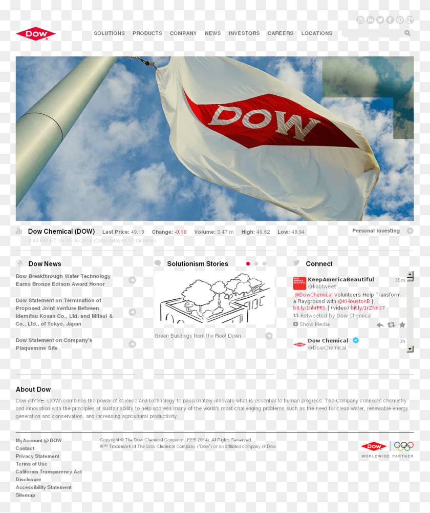 973x1175 Dow Chemical Company, Flag, Symbol, Text HD PNG Download