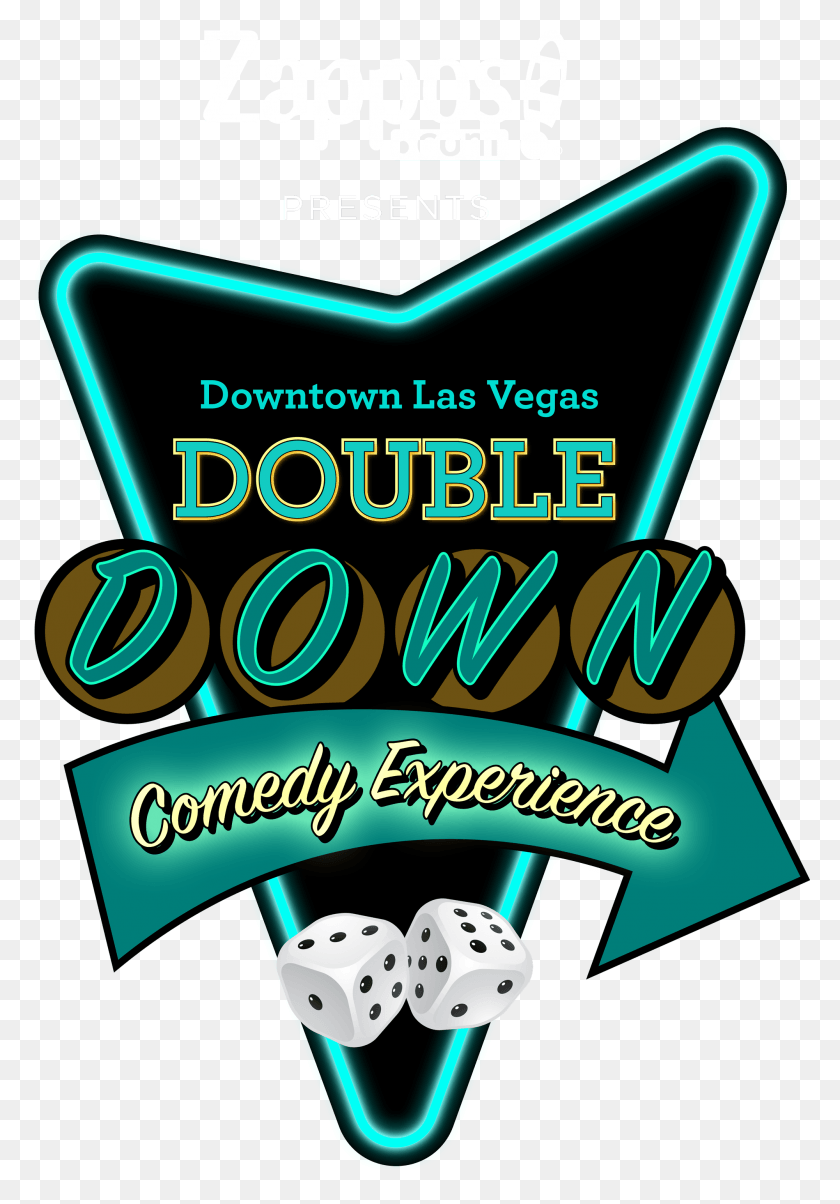 2000x2935 Dowble Down Comedy Logo Graphic Design, Advertisement, Flyer, Poster HD PNG Download