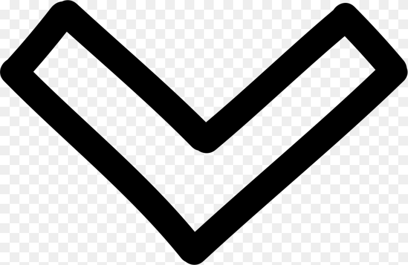 Down Arrow Hand Drawn Outline Hand Drawn Down Arrow, Envelope, Smoke Pipe, Mail PNG
