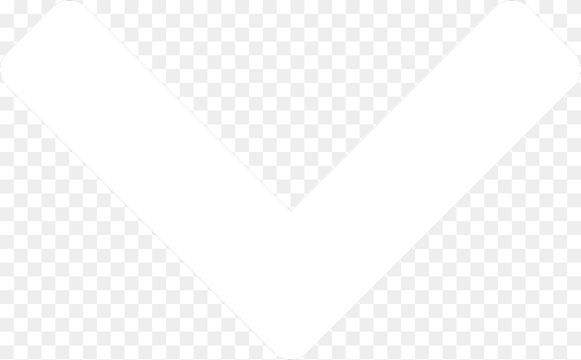 Down White Arrow Chevron PNG