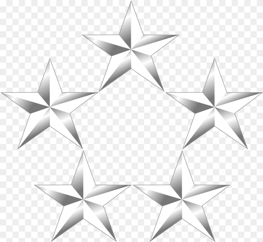 1102x1014 Download 5 Star Donors General 5 Star Full Size 5 Star General Rank, Symbol, Star Symbol, Cross Transparent PNG