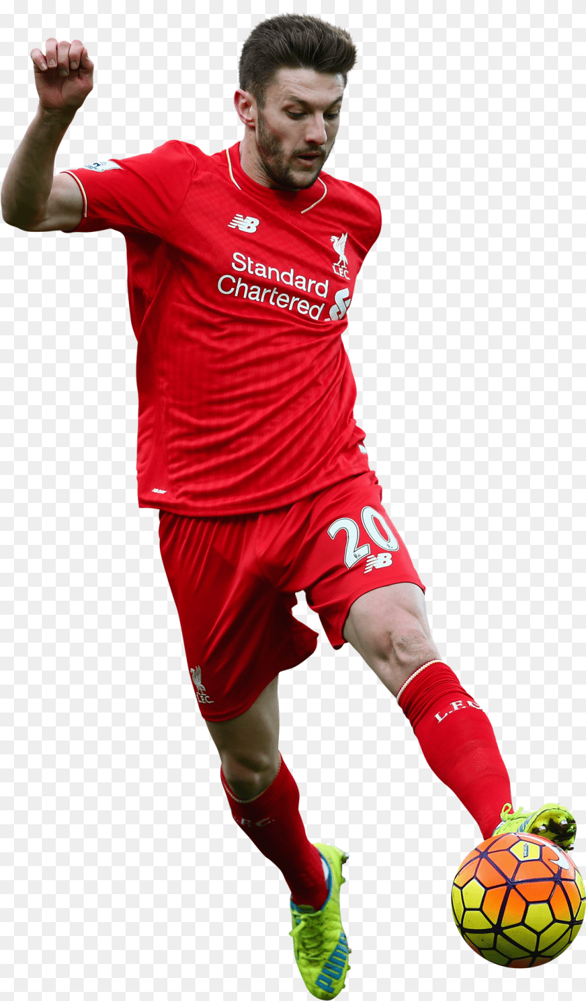 1126x1921 Download Adam Lallana Football Render Liverpool Player Liverpool Soccer Player, Ball, Sport, Sphere, Soccer Ball Clipart PNG