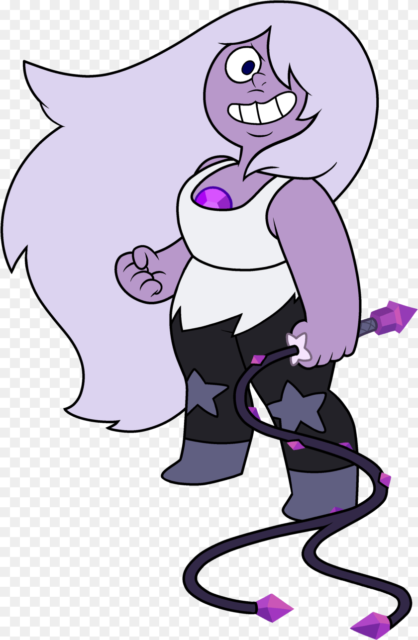 Download Amethyst Holding Whip, Purple, Book, Comics, Publication PNG