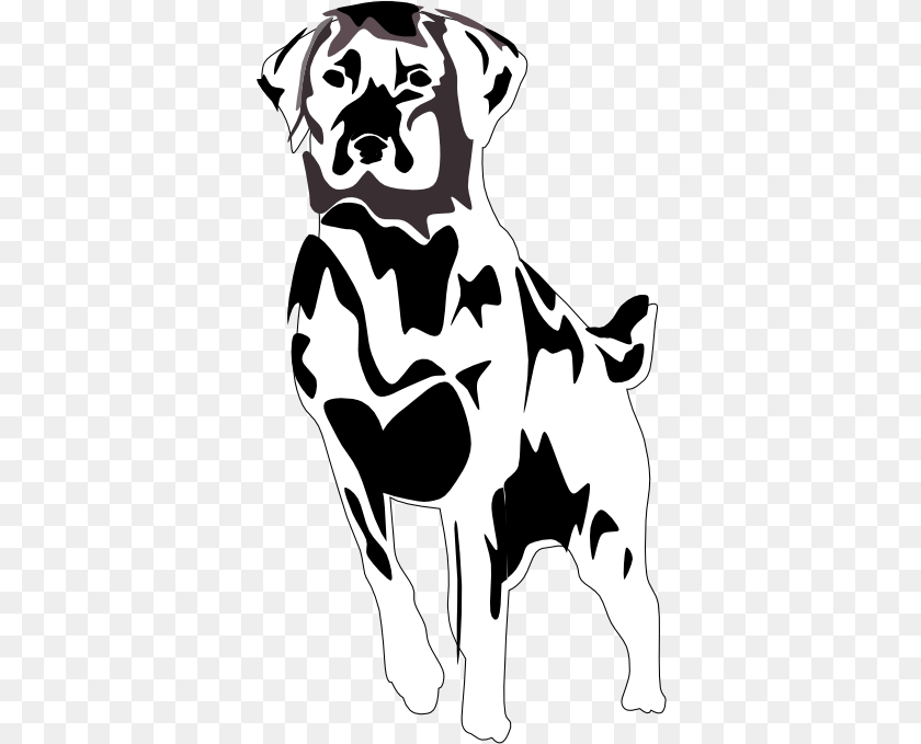 375x679 Download Black Lab White Line Art Dog, Stencil, Person, Animal, Canine Clipart PNG