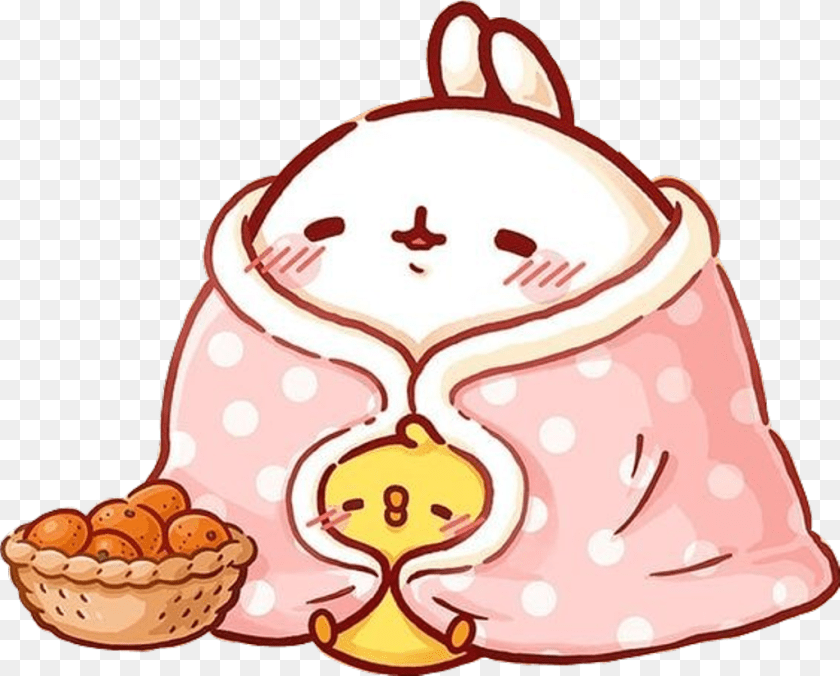 Bunny Molang, Pork, Meat, Food, Cream Sticker PNG