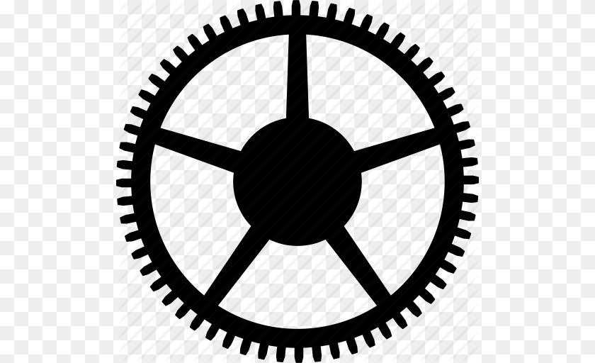 512x512 Download Clock Wheel Clip Art Clipart Clock Gear Clip Art Clock, Machine, Spoke, Transportation, Vehicle Sticker PNG