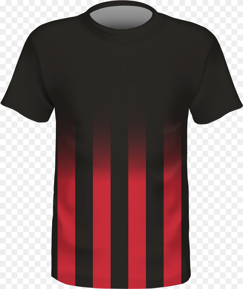 1561x1852 Download Custom Team Soccer Jersey Red Lines Active Shirt, Clothing, T-shirt Clipart PNG