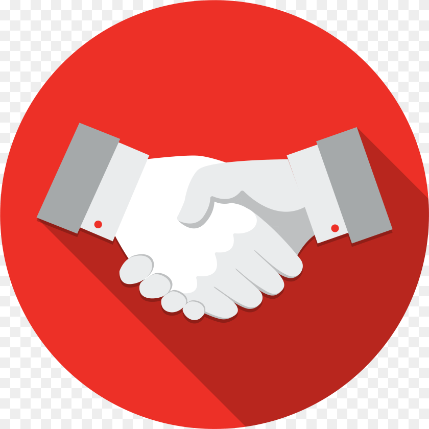 4427x4427 Download E Hazard Clients Round Handshake Icon Circle Handshake Icon, Body Part, Hand, Person, Disk PNG