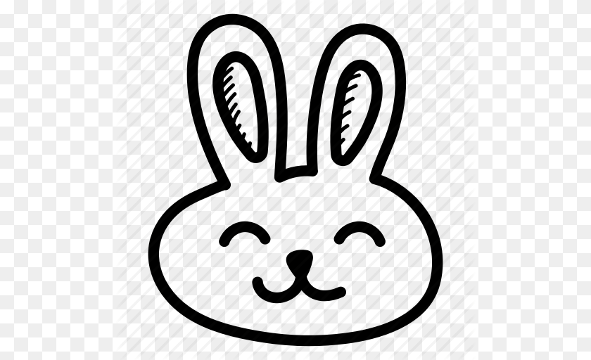 512x512 Download Easter Bunny Emoji Clipart Easter Bunny Domestic Rabbit, Animal, Mammal Transparent PNG