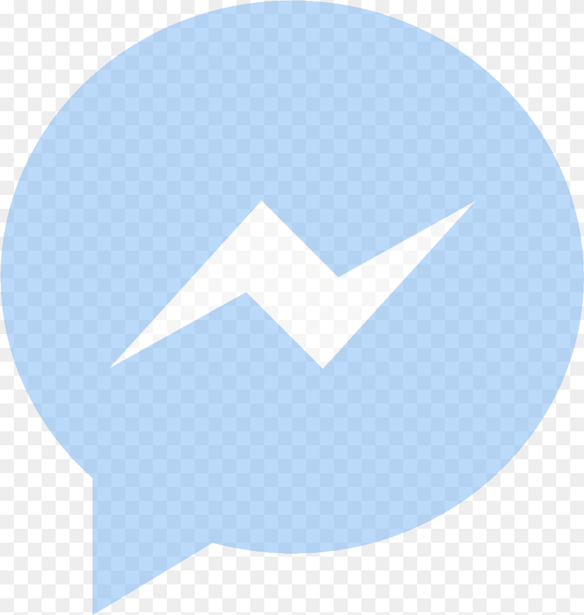 Download Facebook Messenger Image Messenger Logo Blue, Clothing, Hat, Swimwear, Cap Sticker PNG