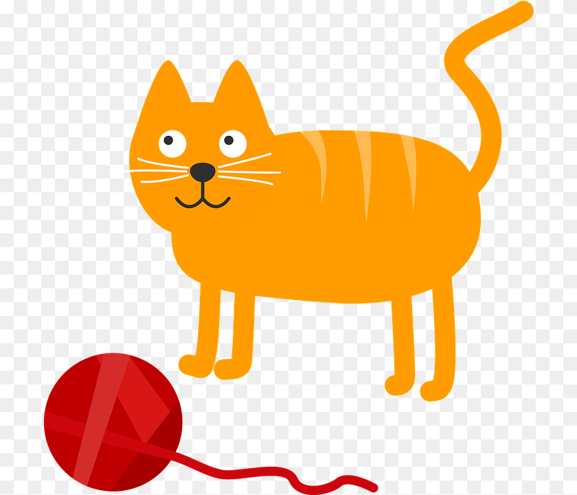 714x721 Download Feline Clipart Orange Cat 2nd Grade Writing Worksheets, Animal, Mammal, Pet, Kangaroo Transparent PNG