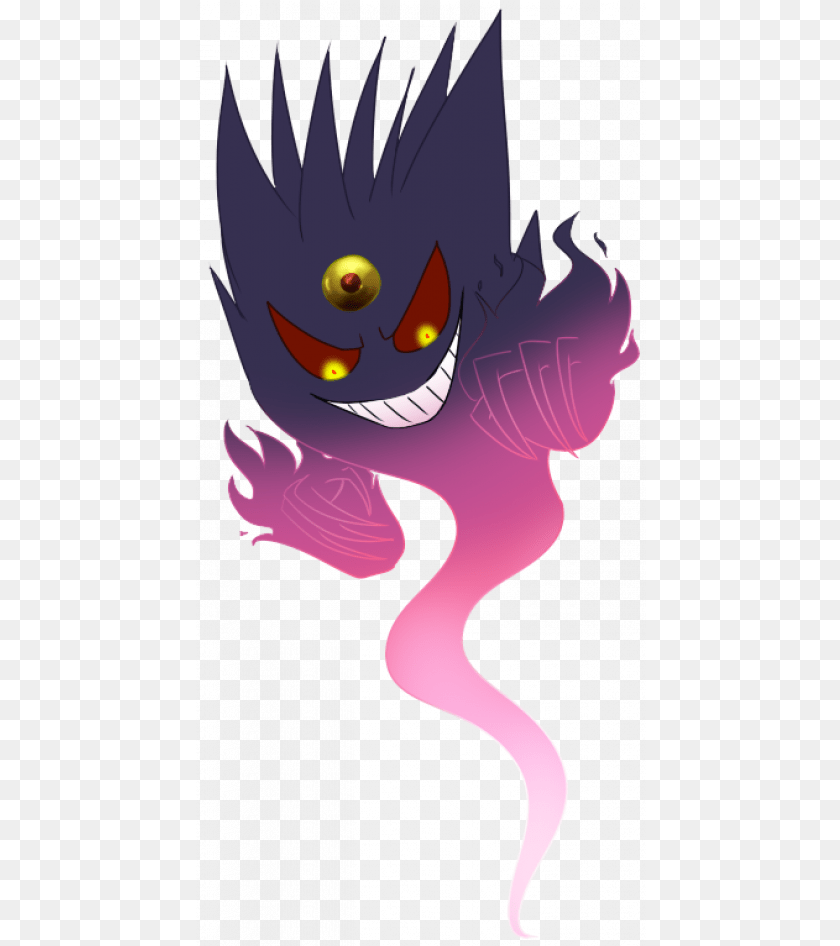Download Gengar Image Pokemon Gengar, Art, Graphics, Baby, Person PNG
