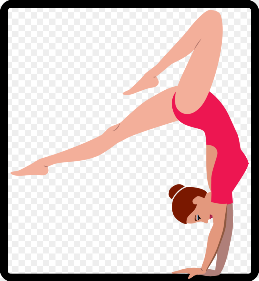 900x974 Gimnasia Ritmica Para Colorear Clipart Gymnastics, Acrobatic, Adult, Female, Person Transparent PNG