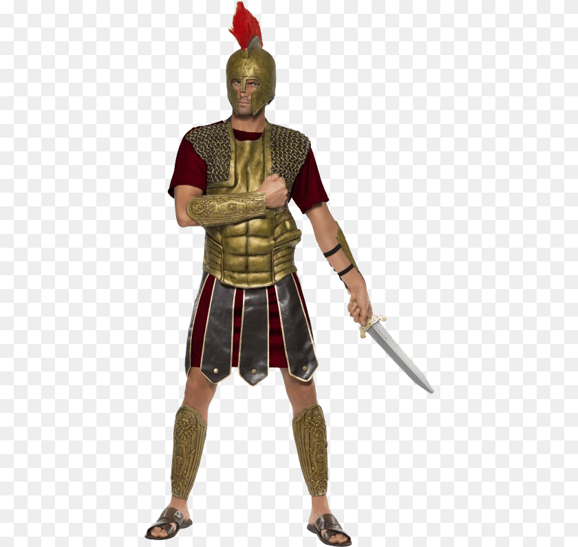 422x795 Download Gladiator Pic Gladiator, Sword, Weapon, Armor, Blade Clipart PNG