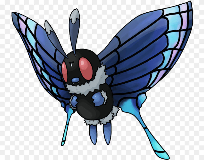 Download Hd File History Mega Evolution Pokemon Butterfree, Animal, Bee, Insect, Invertebrate Clipart PNG