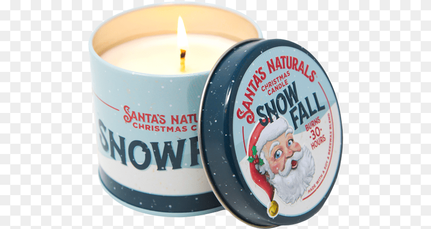 500x446 Download Hd Snowfall Christmas Candle Image Candle, Birthday Cake, Cake, Cream, Dessert PNG