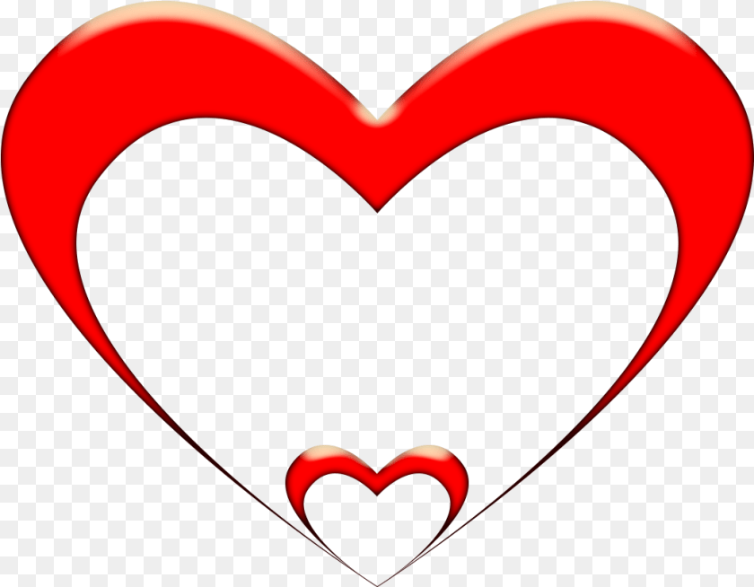 1036x806 Download High Quality Line Heart Transparent Outline Clipart PNG