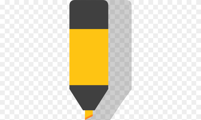 260x504 Download Highlighter Pen Clipart Highlighter Marker Pen Clip Art, Pencil PNG