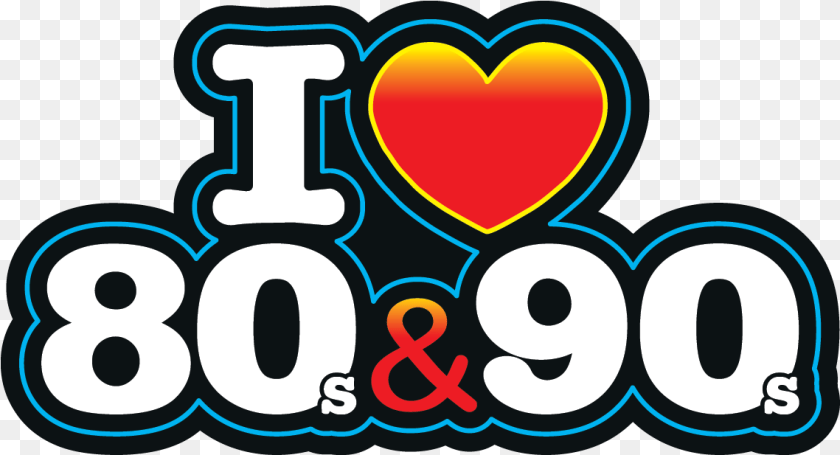 1139x617 Download I Love The 80s Logo 80 Y 90 Image Love 80 Y, Text, Symbol, Number, Light PNG