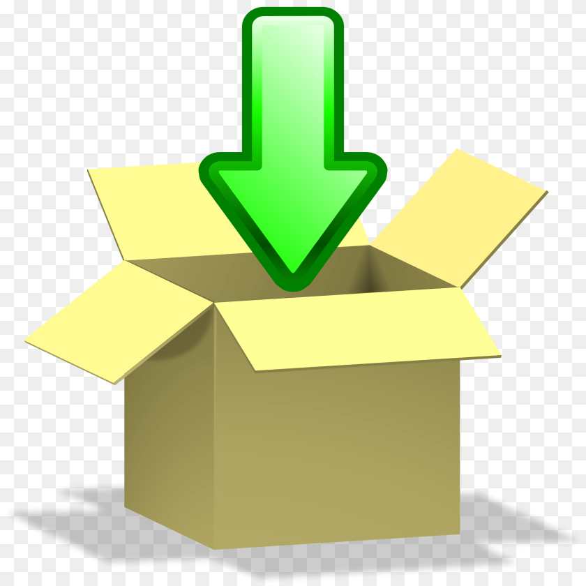 Icon Box Icons, Green, Cardboard, Carton Transparent PNG