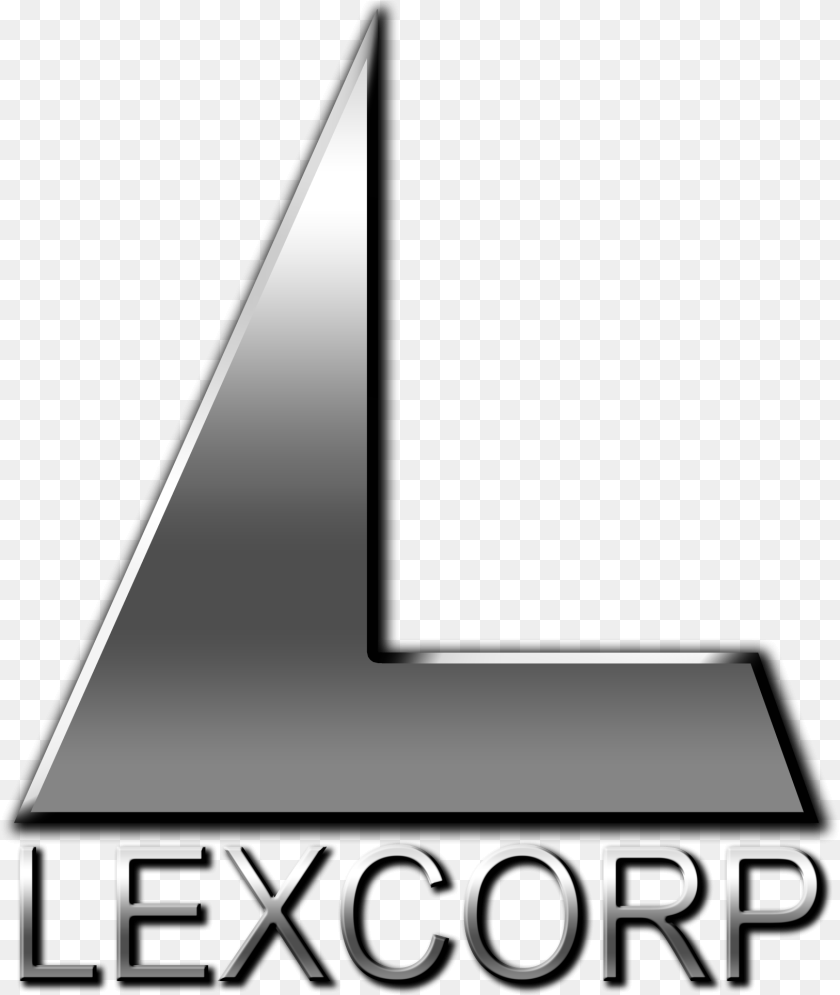 1627x1928 Lexcorp Lex Luthor Corp Logo, Lighting, Triangle, Text, Blade Clipart PNG