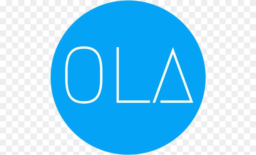 Download Ola Android Apk Dot, Triangle, Disk, Logo, Text Transparent PNG