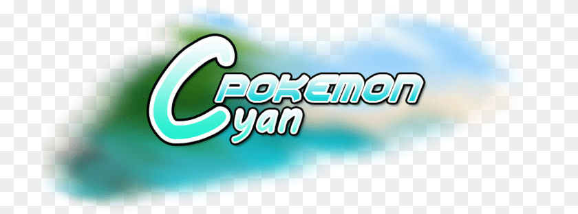 725x312 Download Pokemon Fire Red Hacks Zip Pokemon Cyan Logo, Nature, Outdoors, Sea, Water Sticker PNG