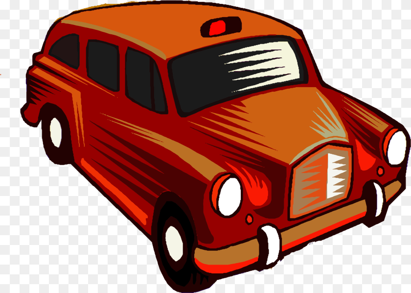 2327x1657 Download This Free Icons Design Of Red Taxi Cab Car Cartoon, Bus, Transportation, Vehicle Transparent PNG
