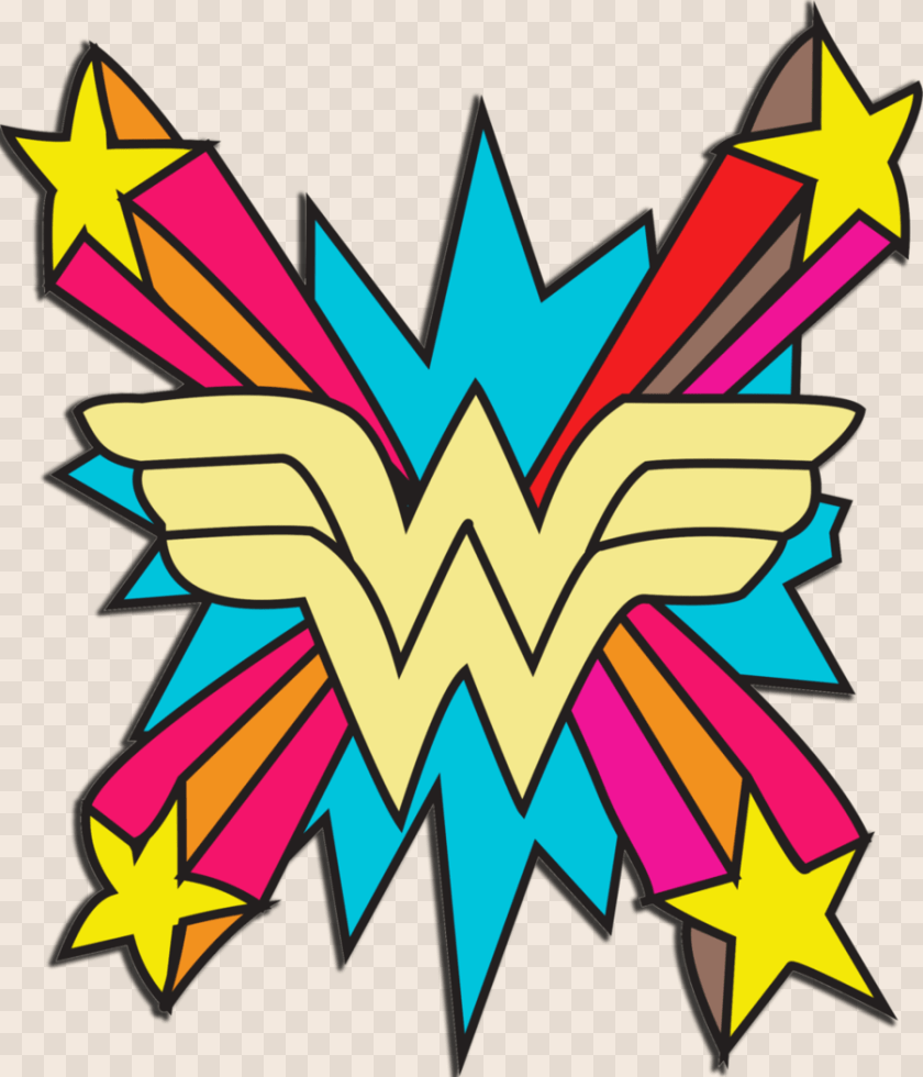 900x1050 Download Background Wonder Woman Logo Clipart Wonder, Art, Graphics, Dynamite, Weapon PNG