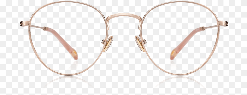 713x325 Download Vintage Rose Gold Eyeglasses Image With No Vintage Rose Gold Glasses, Accessories, Bow, Weapon Clipart PNG