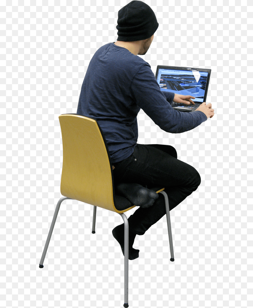 584x1025 Download Workingb Architect For People Sitting Working, Person, Pc, Man, Male Clipart PNG