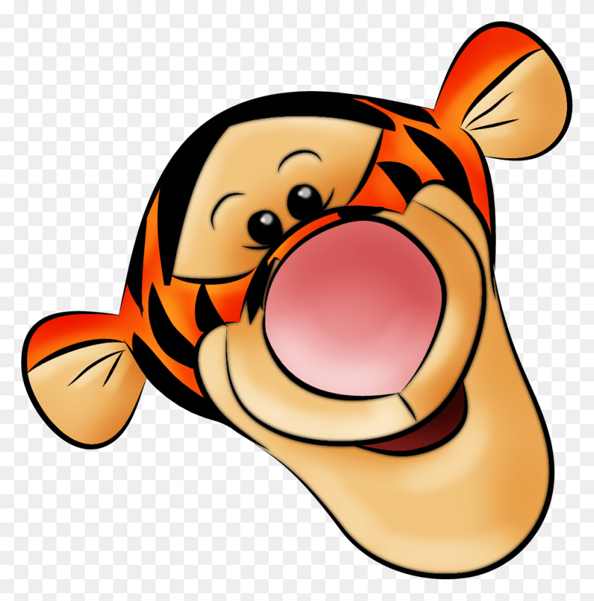 968x982 Downloadable Printable Tigger Mask Tiger Winnie Pooh Cara, Performer, Food, Eating HD PNG Download