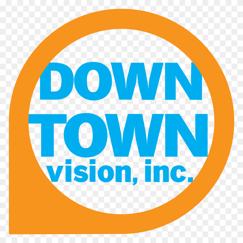 2135x2137 Логотип Downtown Vision Прозрачный Круг, Логотип, Символ, Товарный Знак Hd Png Скачать