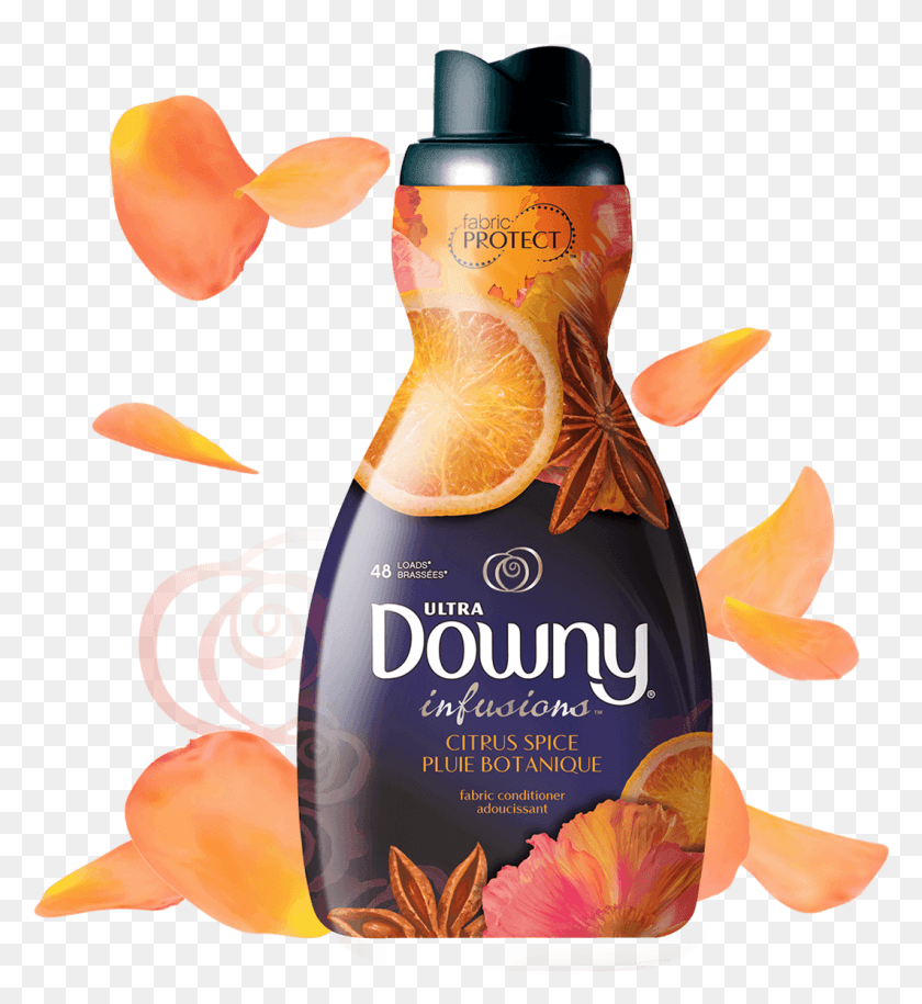 1063x1166 Downy Fabric Softener Amber Blossom, Bottle, Ketchup, Food HD PNG Download