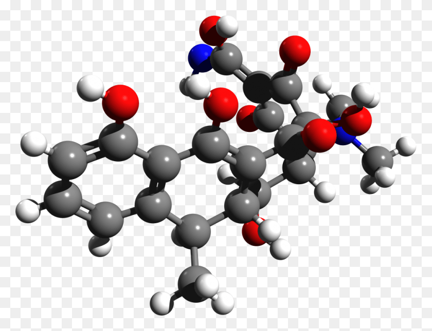 1026x770 3D-Структура Доксициклина Химическая Структура Доксициклина, Сфера, Воздушный Шар, Мяч Hd Png Скачать