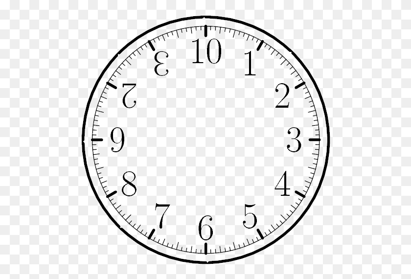510x510 Dozenal Clock Showing One Half Day Divided Into Twelve Time Activity For Kids, Analog Clock, Disk, Coin HD PNG Download