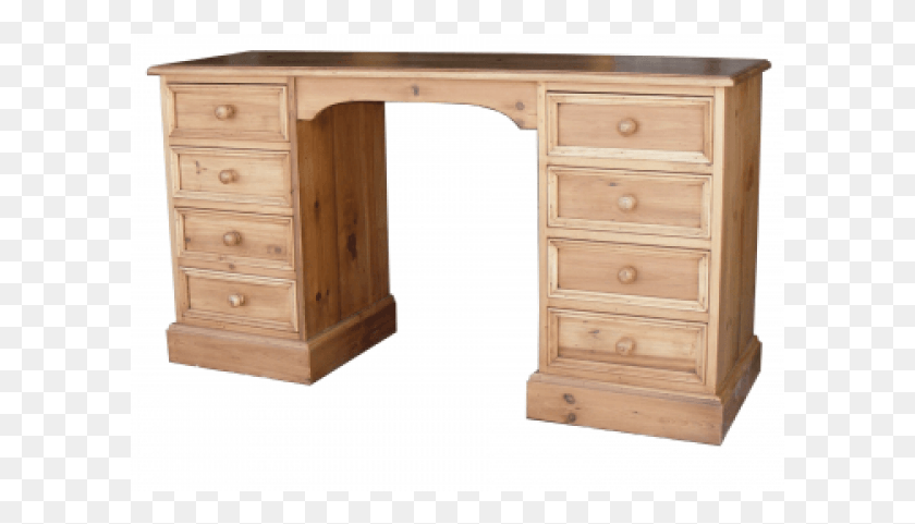 601x421 Dpdc Double Pedestal Dressing Table Writing Desk, Furniture, Electronics, Computer HD PNG Download