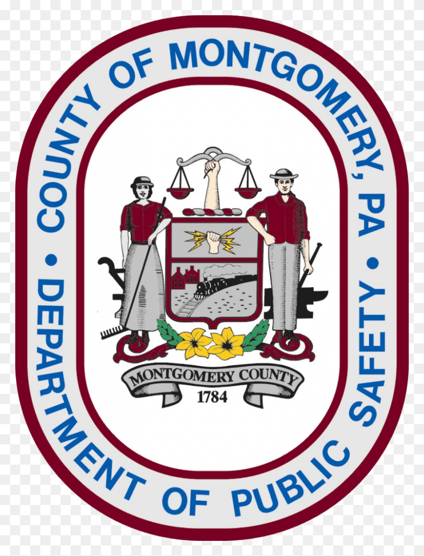 800x1068 Dpslogo Montgomery County Pennsylvania Logo, Symbol, Trademark, Person HD PNG Download
