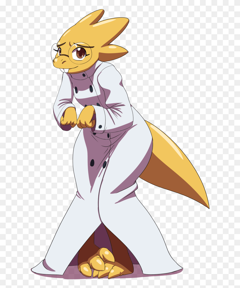 629x949 Dr Alphys Base Fur Affinity Alphys, Persona, Humano, Personas Hd Png