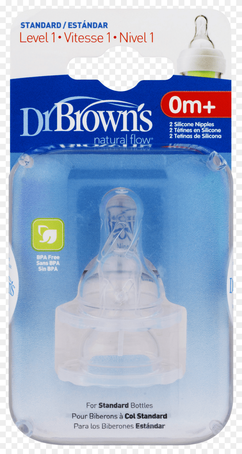 1284x2500 Descargar Png / Dr Brown39S Natural Flow Pezones De Silicona Botella De Plástico Hd Png