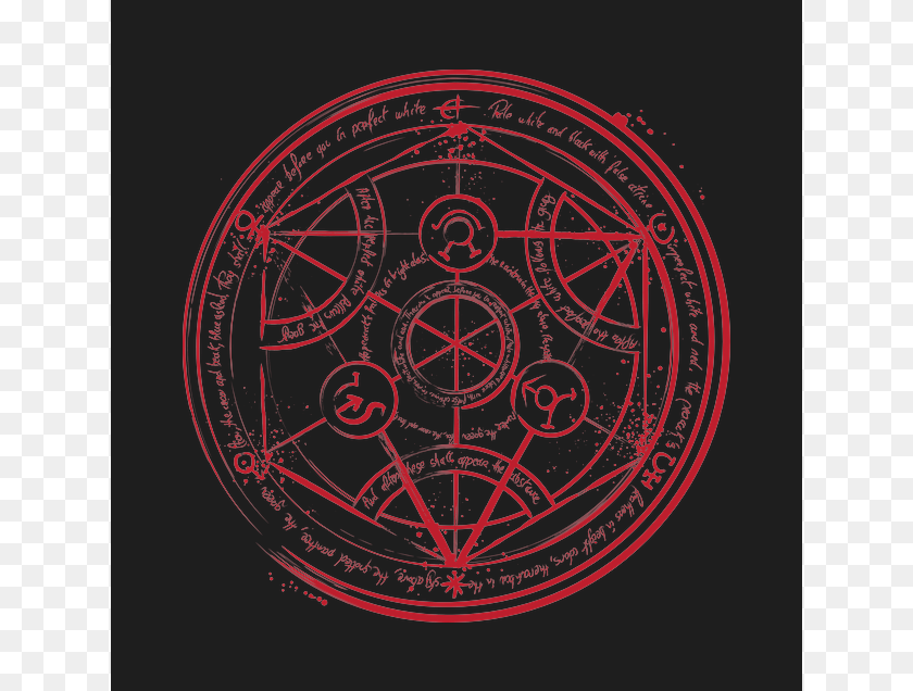 Dr Monekers Transmutation Circle Transmutation Fullmetal Alchemist Clipart PNG