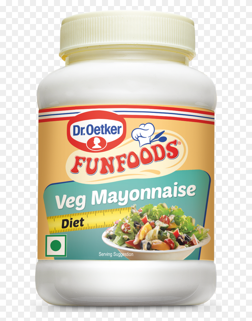637x1011 Dr Oetker Diet Mayonnaise, Food HD PNG Download