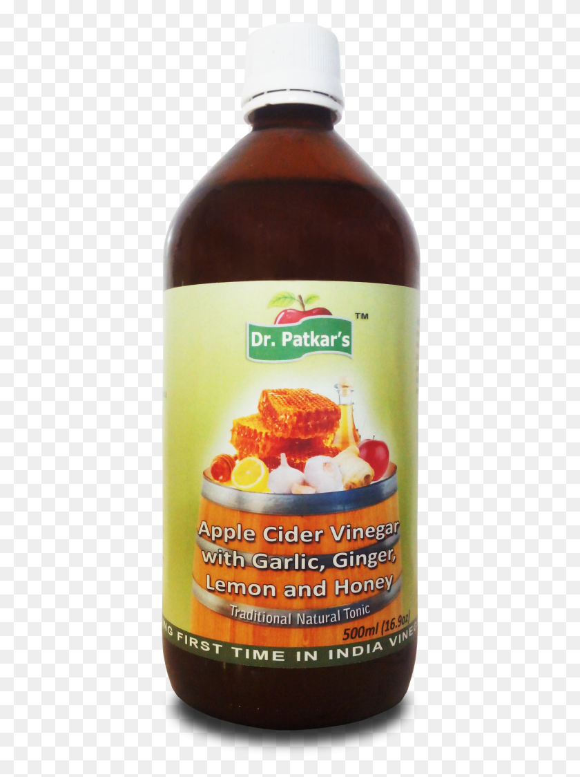 378x1064 Dr Patkars Apple Cider Vinegar With Garlic Ginger Syrup For Heart Blockage, Food, Beer, Alcohol HD PNG Download