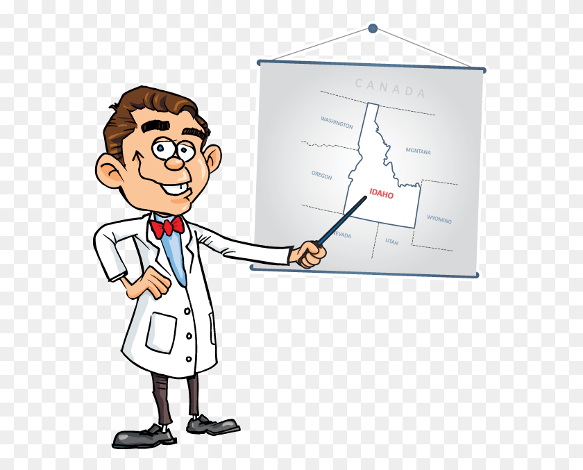571x617 Dr Potato On French Fries Cartoon Doctor, Person, Human, White Board HD PNG Download