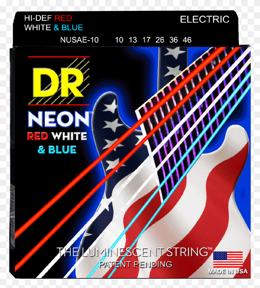 1200x1337 Dr Strings Introduces U Glow In The Dark Guitar Strings Red, Flag, Symbol, Advertisement HD PNG Download