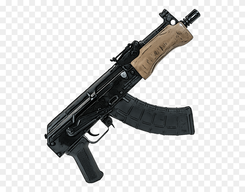 535x599 Draco Ak47 Ak 47 Pistol, Gun, Weapon, Weaponry HD PNG Download